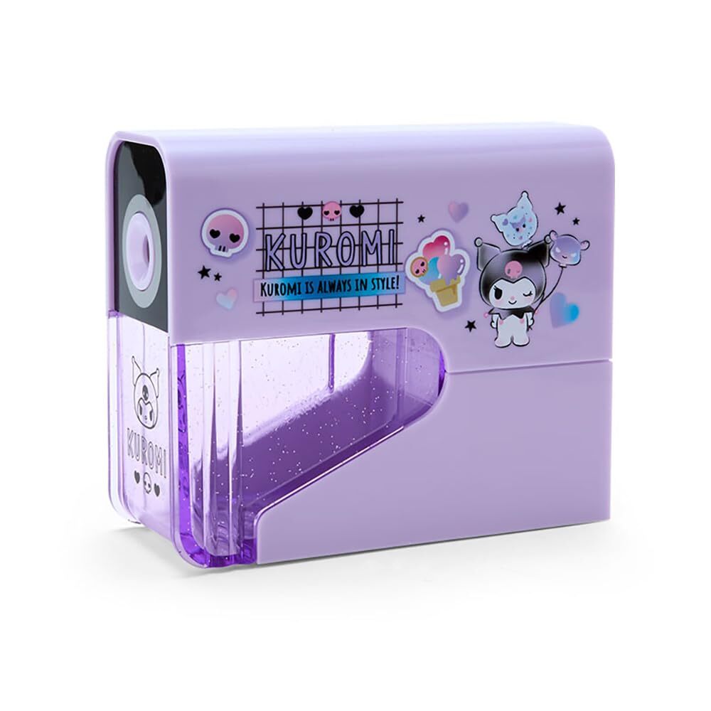 SANRIO Kuromi Electric Pencil Sharpener AA Battery Powered Kawaii Cute Brand New