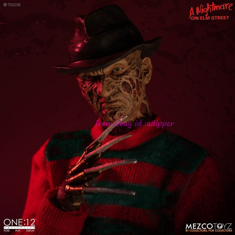 Perfect Mezco Toyz 1/12 Collectivea Nightmare On Elm Street Freddy