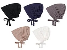 5PCS Under Scarf Hat Hijab Cap Women Hijab Caps with Tie Back Closure Hijab C...