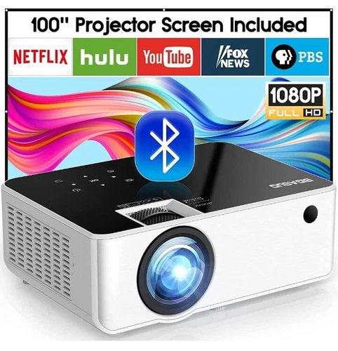 Bigasuo projector home theater B-506B Bluetooth,usb,32GB, 1080P New