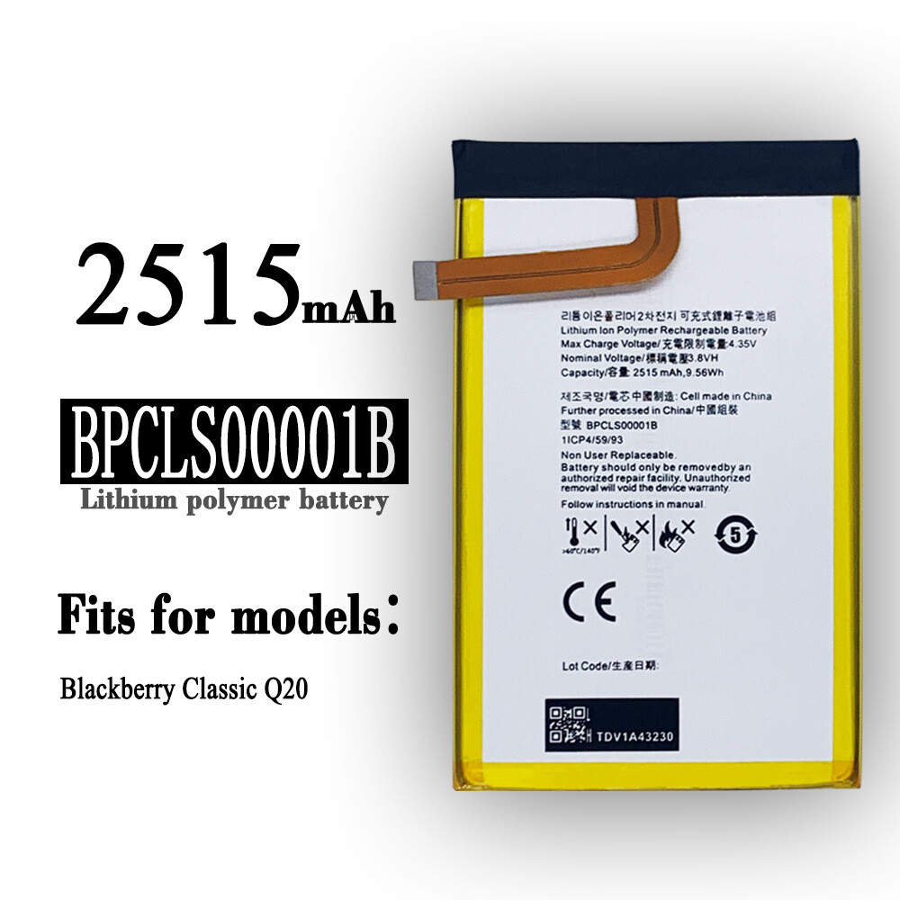 Replacement Battery For Blackberry Classic Q20 BPCLS00001B