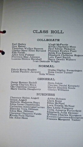 1912 MONTGOMERY CO. INDEPENDENCE KANSAS HIGH SCHOOL COMMENCEMENT PROGRAM - Picture 4 of 4