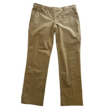 Moschino Cheap and Chic Pants Casual Trouser Women's US 12 Tan Gold Velour ITALY