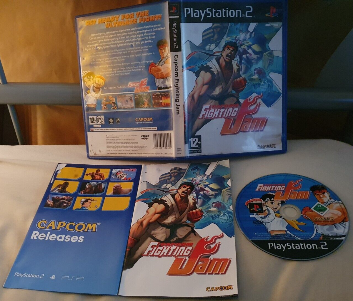Capcom Fighting Jam – PS2 – Promo Presse, CD Seul, PAL Anglais