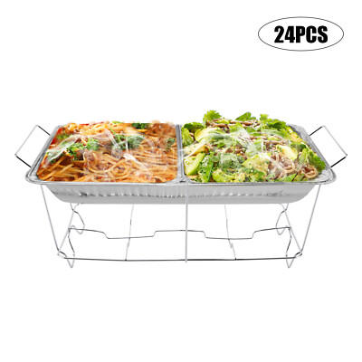 Wire Chafing Dish Stand 24 Pack Sterno Buffet Dish Warmer Rack Chafing Wire Rack