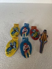 Vintage Tin Toy Clicker 6 pc Japan