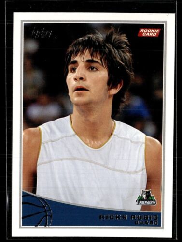 2009-10 TOPPS ROOKIE RICKY RUBIO TWOLVES - Picture 1 of 1