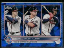 2022 Topps Chrome Sapphire Edition #181 NL RBI Leaders