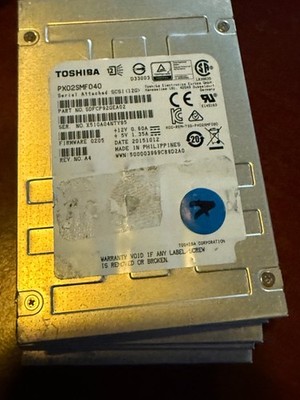 Toshiba 400GB SSD SAS 2.5'' 12Gbps 12g Server Hard Drive Only px02smf040