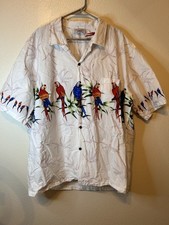 Vintage Pacific Legend Parrot Hawaiian Shirt 3XL Preowned Hawaii Birds BG19