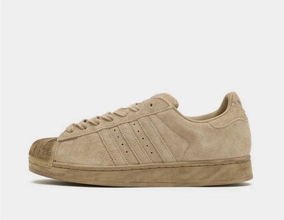 adidas Originals Superstar Premium In Beige Alle Größen Limitierter Bestand