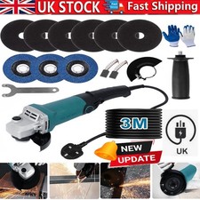 2000W Electric Angle Grinder 125mm 5" Heavy Duty Cutting Grinding 220V 11000rpm