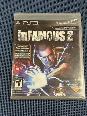 Infamous 2 For PS3 Sony PlayStation 3 Brand New Factory Sealed!