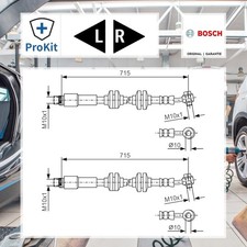 2x ORIGINAL® Bosch Bremsschlauch Vorne für Renault MEGANE IV Grandtour MEGANE
