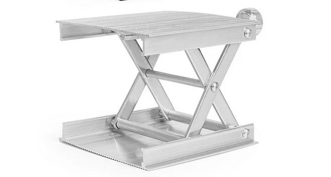 Stable and Portable Aluminum Lifting Stand for Woodworking Enthusiasts