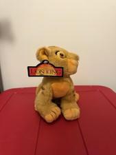 Disney The Lion King Simba Lion Cub Plush Stuffed Animal Small w/ Tags