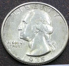 US 1935 Washington Quarter **