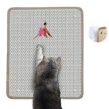 Cat Nail File Scratcher Scratching Pad - Sisal Cat Claw Trimmer with 80-Gri...