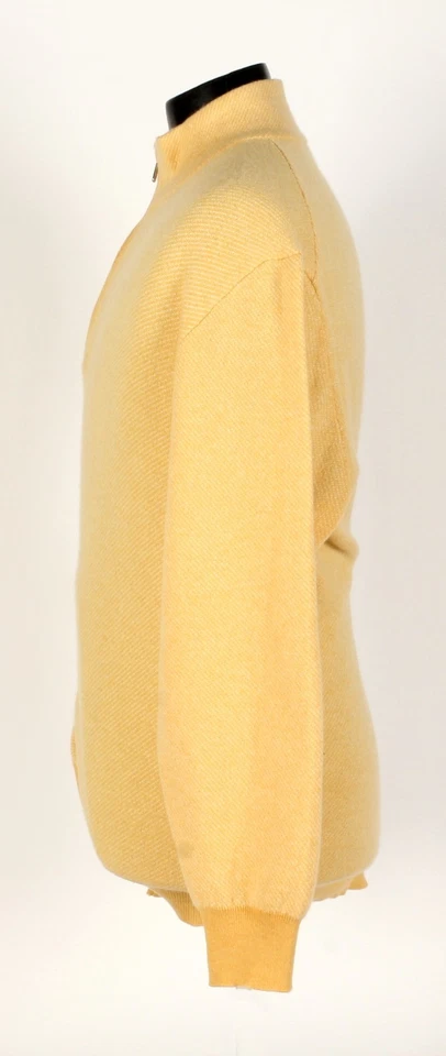 Loro Piana Cashmere Roadster Pull Sweater - Yellow - 3XL - $1350 Retail - Image 3 of 4