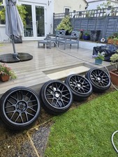 BMW Strom Reps Wheels 18x8.5 5x120 Matt Black Alloys 3 Series