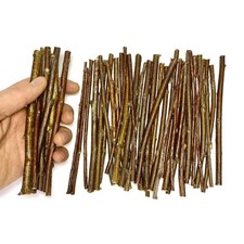 120g Birch Wood Craft Sticks 6 Inch Natural Twigs For DIY School Project