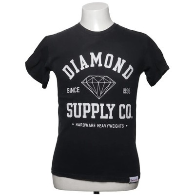 Diamond Supply Co, T-shirt, Größe: S, Schwarz, Baumwolle, Print, Herren #omh