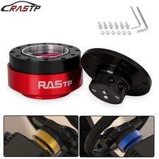 6 Bolt Universal Car Steering Wheel Ball Quick Release Hub Adapter Snap Off Kit