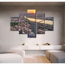 TUMOVO Beautiful Boston City Landscape Wall Art