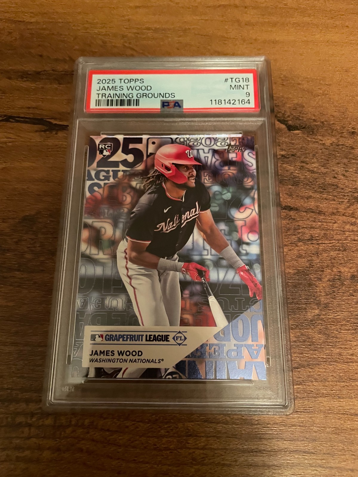 2025 Topps Series 1 - Training Grounds James Wood #TG-18 (RC)