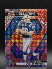 Peyton Manning Colts Broncos 2025 Mosaic Hall of Fame RED CAMO MOSAIC PRIZM