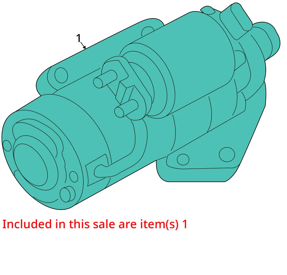 Motor de arranque compatible con 04-09 MAZDA 3 763070 Foto 2 de 4