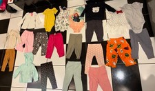 Baby Girls Lot Of 21 Pieces Size 12 Months Carters, Disney, Tops, Bottoms