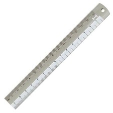 HIGHTIDE Aluminum Ruler, White, DP3378