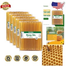 500ct Clover Honey Sticks - Raw, Unheated, Travel Friendly, Sweetener