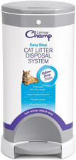 Litter Champ Cat Litter Disposal System - Hands-Free, Odor Lock, No Assembly