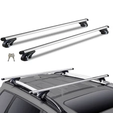 VEVOR 54" Adjustable Top Roof Rack Cross Bars Carrier Aluminum w/Lock