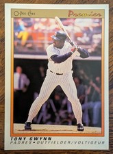 1991 O-Pee-Chee Premier Tony Gwynn #59 San Diego Padres - NM