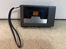 Vintage SONY TCM-131 Portable Cassette-Corder Tape Player -- UNTESTED