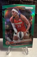 2025 Panini Prizm WNBA - Aaliyah Edwards #94 Green Prizm