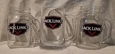 JACK LINK'S Glass Beer DesignPac Mug & 2 Mason Jar Mug w/ Jack Links Logo *READ*