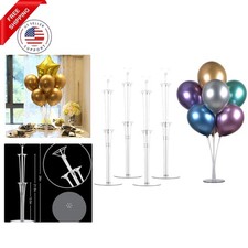 4 Pack 28" Height Table Balloon Stand Kit for Birthday Party Wedding Decorati...