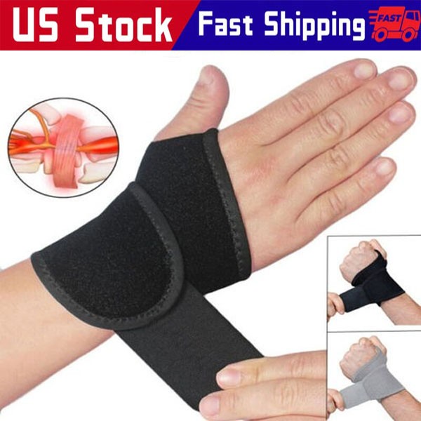 Wrist Hand Brace Support Carpal Tunnel Sprain Arthritis Gym Splint  Left / Right