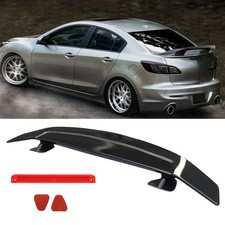 For Mazda 3 Mazda 6 Sedan 46 Rear Trunk Gt Style Spoiler Tail Wing Matte Black