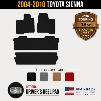 Avery Sport Touring Front & Mid/Rear Runners Floor Mats for 04-10 Sienna #2Si