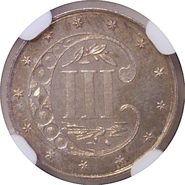 1861 Silver Three Cent  -  NGC PF-64 - Image 3 of 3