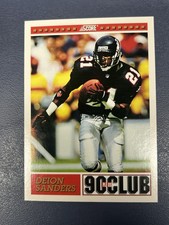 SCORE 1993 Score Deion Sanders Atlanta Falcons 90 Club Insert #425 NFL Card
