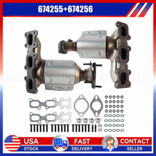 For Ford Explorer 3.5L V6 2013-2019 Pair Bank 1 & 2 Manifold Catalytic Converter