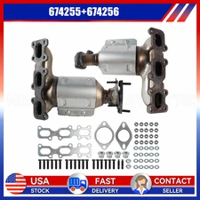 For Ford Explorer 3.5L V6 2013-2019 Pair Bank 1 & 2 Manifold Catalytic Converter