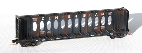 MTL MicroTrains N 05344060 - 60` Centerbeam Flatcar WP #1404; aga NEW, ohne OVP | Zustand: Gebraucht
