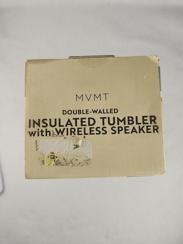 MVMT Insulated Tumbler 16oz with Wireless Bluetooth Speaker Green Double Walled - Picture 6 of 8